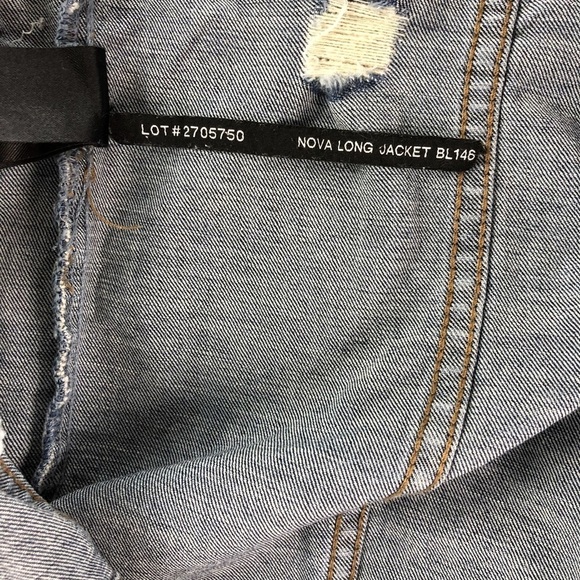 Buffalo David Bitton distressed denim jean jacket, XS - Picture 5 of 11